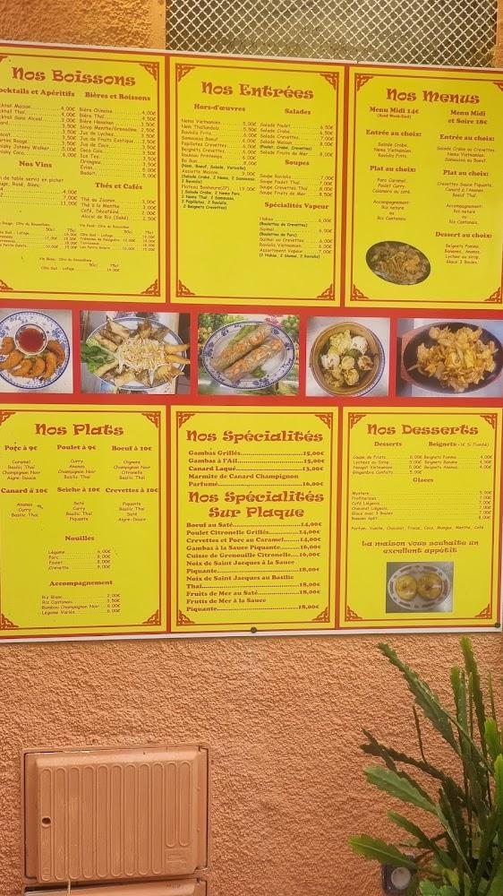 Restaurant Saigon - Menu Image 1